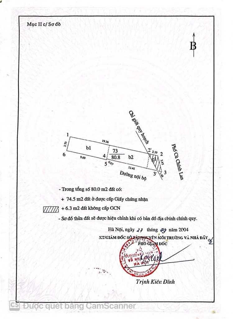 Bán nhà Cù Chính Lan - diện tích 80.8m2 4 tầng - Lô góc 2 mặt thoáng - giá 29 tỷ
