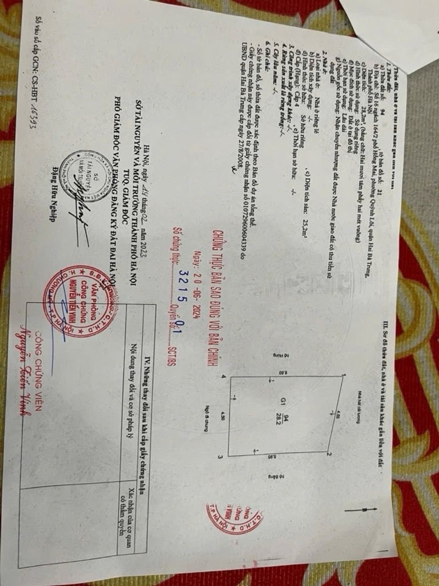 Bán nhà Hồng Mai - diện tích 35m2 4 tầng - Nhà đẹp hiếm có - giá 8,1 tỷ