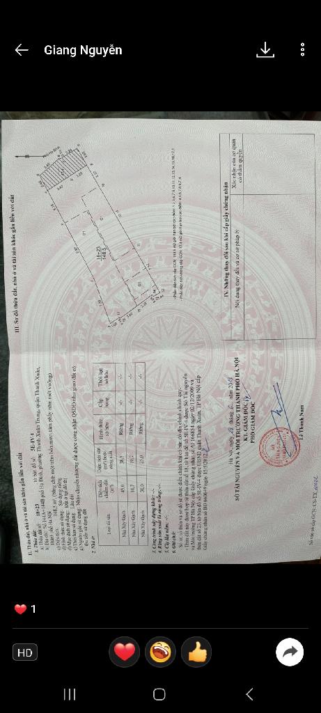 Bán nhà Hạ Đình - diện tích 155m2 9 tầng - Thoáng trước, sau - giá 63 tỷ