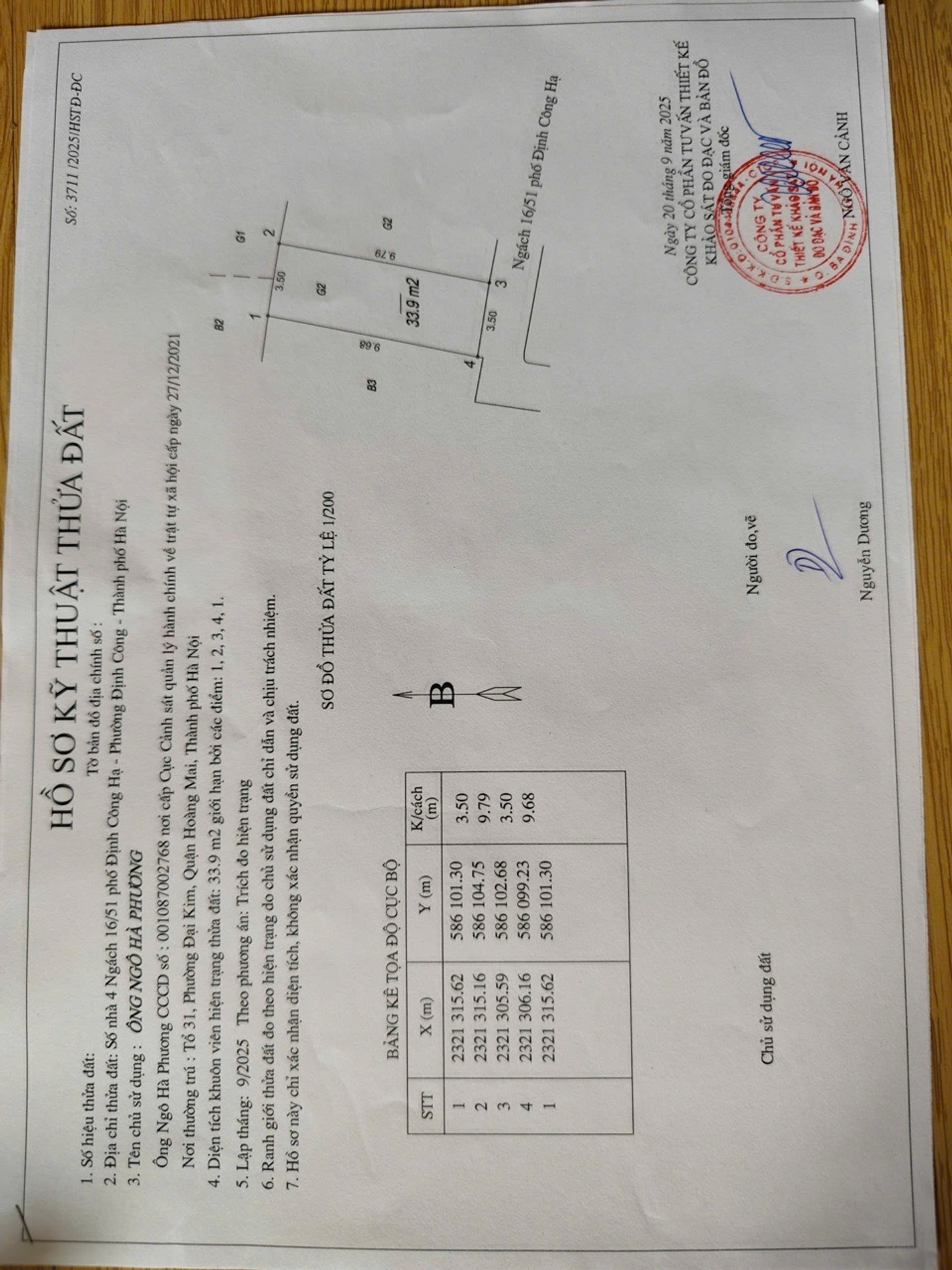 Bán nhà Định Công Hạ - diện tích 34m2 4 tầng - Cách 20M là đường ô tô tránh - giá 3,6 tỷ