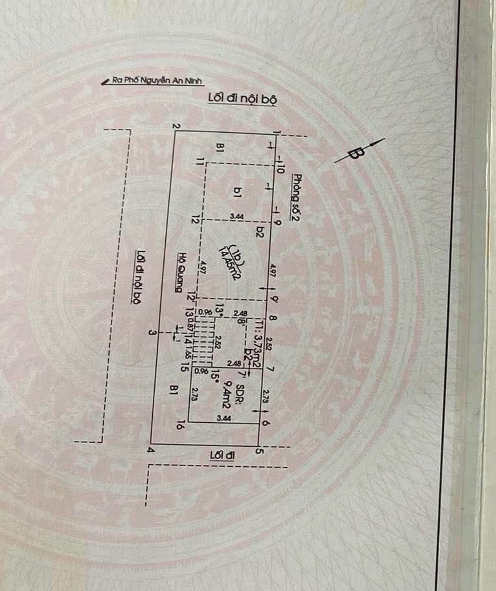 Bán nhà Nguyễn An Ninh - diện tích 36m2 2 tầng - ô tô đỗ cửa - giá 7,8 tỷ