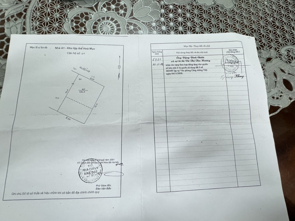 Bán nhà Nguyễn Ngọc Vũ - diện tích 381m2 5 tầng - Đang cập nhật - giá 45 tỷ