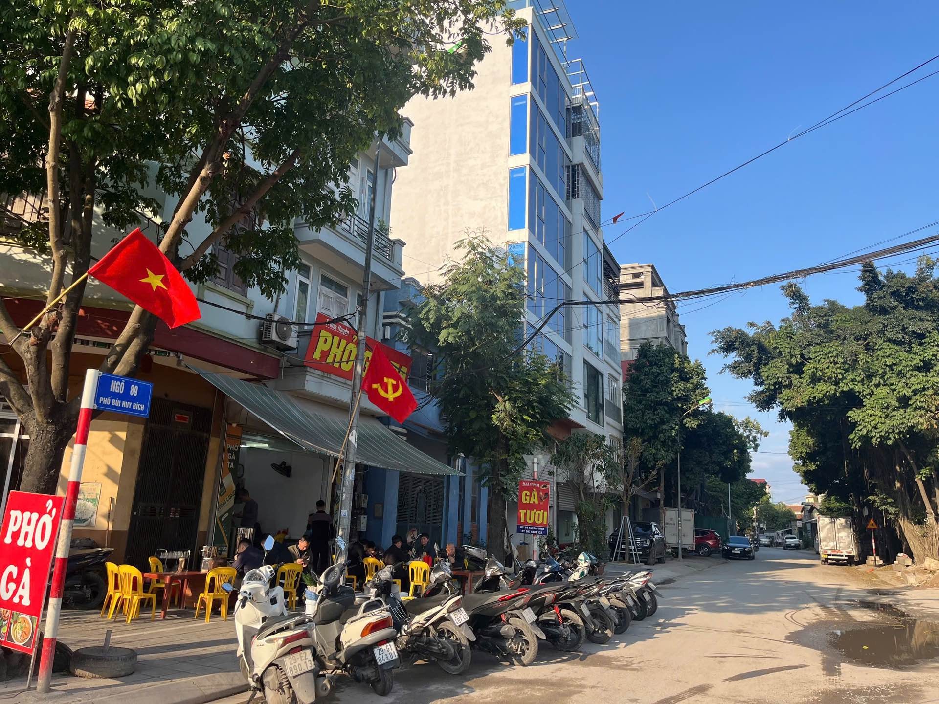 Bán nhà Bùi Huy Bích - diện tích 60m2 1 tầng - Lô góc - giá 22,5 tỷ