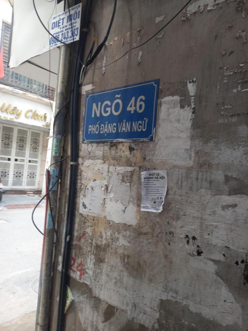 Bán nhà Đặng Văn Ngữ - diện tích 170m2 4 tầng - Nhà 2 sổ 1 chủ - giá 93 tỷ