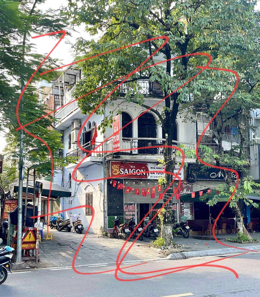 Bán nhà Võ Thị Sáu - diện tích 136m2 3 tầng - Mặt phố lô góc - giá 42 tỷ