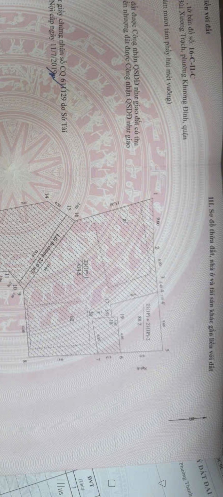 Bán nhà Bùi Xương Trạch - diện tích 88m2 7 tầng - Lô góc 2 mặt thoáng - giá 38 tỷ