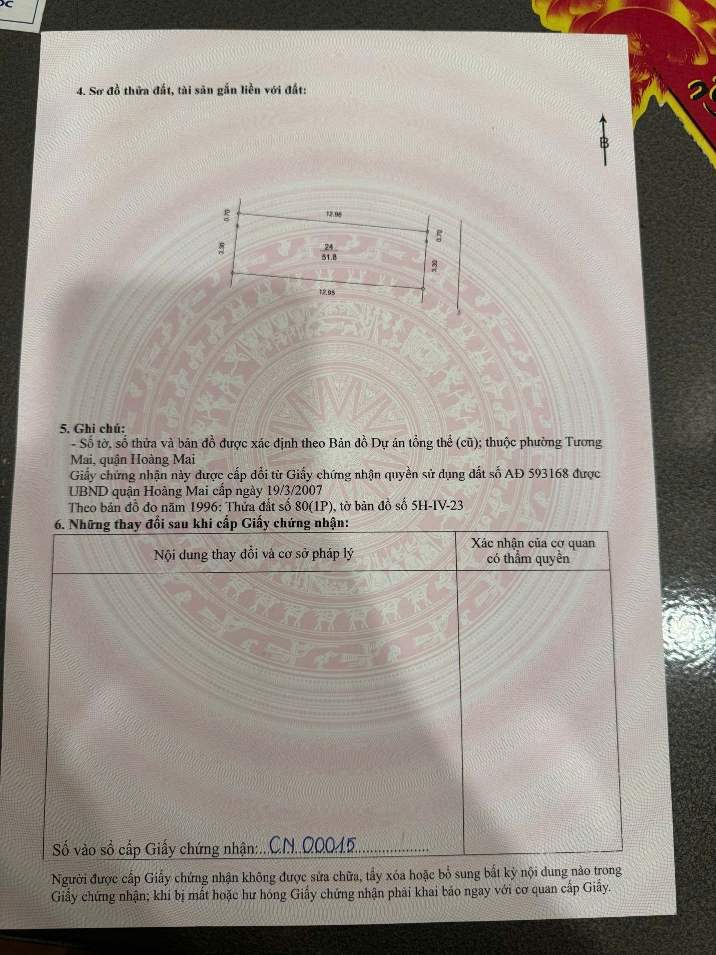 Bán nhà Lương Khánh Thiện - diện tích 51.8m2 7 tầng - Ô TÔ VÀO NHÀ - giá 26,8 tỷ