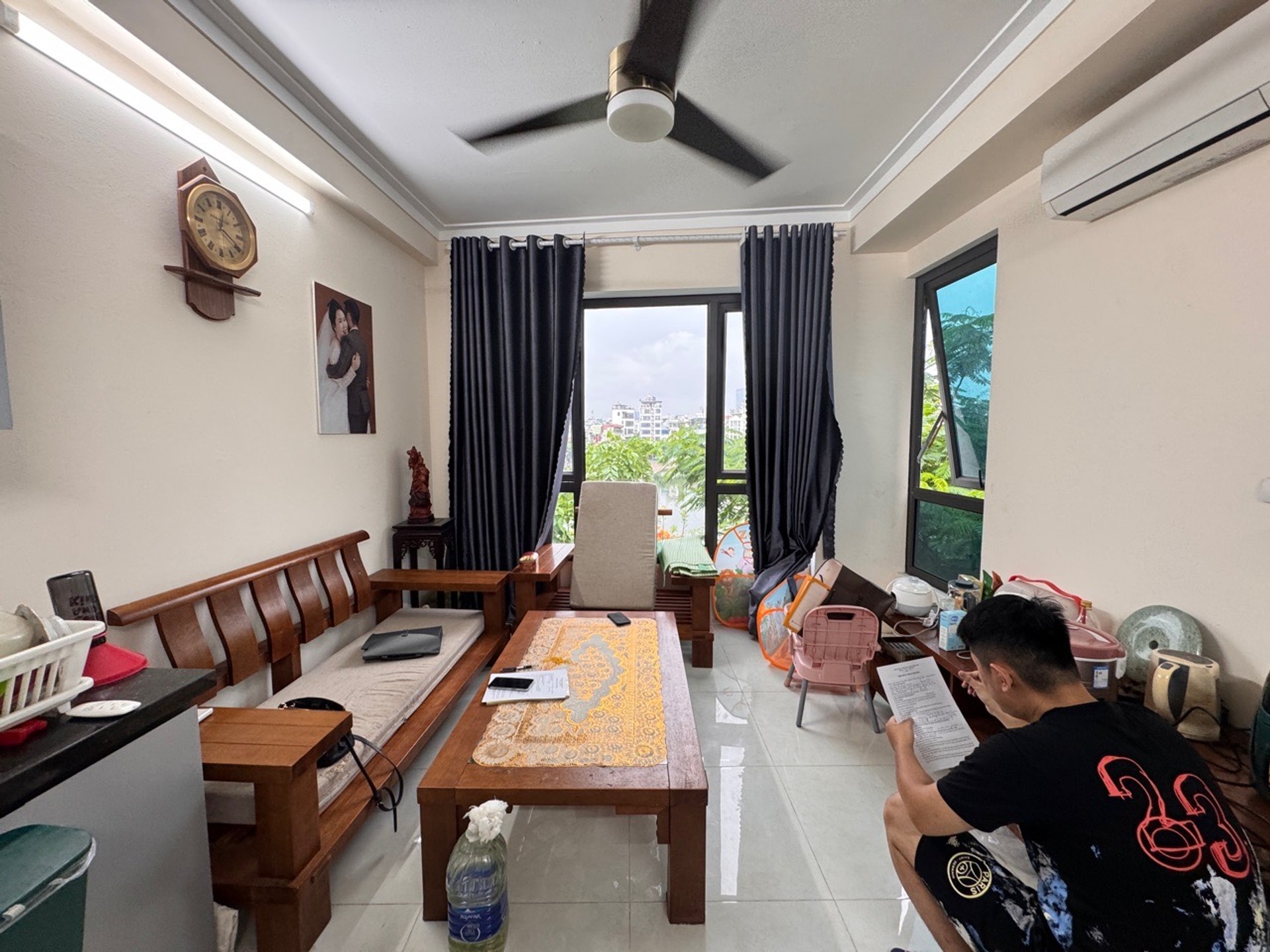 Bán nhà Hồ Linh Quang - diện tích 30m2 5 tầng - Mặt hồ Linh Quang, kinh doanh hái ra tiền - giá 21,9 tỷ