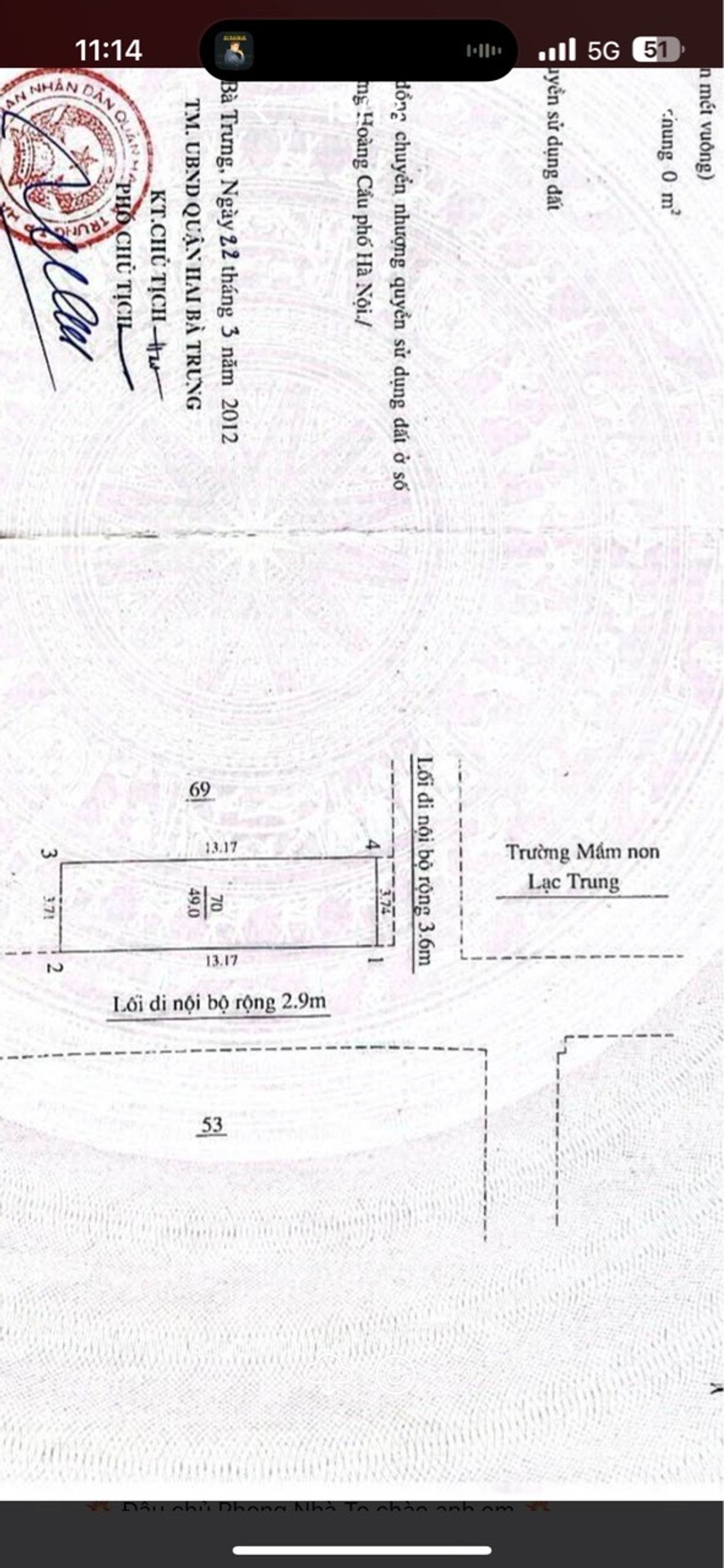 Bán nhà Lạc Trung - diện tích 52m2 3 tầng - Lô góc, ô tô đỗ cửa - giá 18,5 tỷ