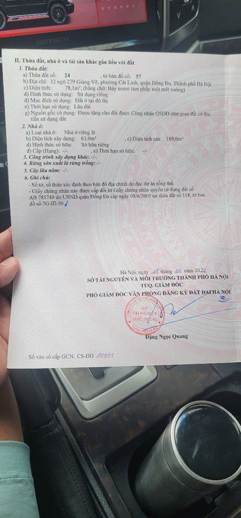 Bán nhà Giảng Võ - diện tích 87m2 6 tầng - Ô tô qua nhà - giá 28,3 tỷ