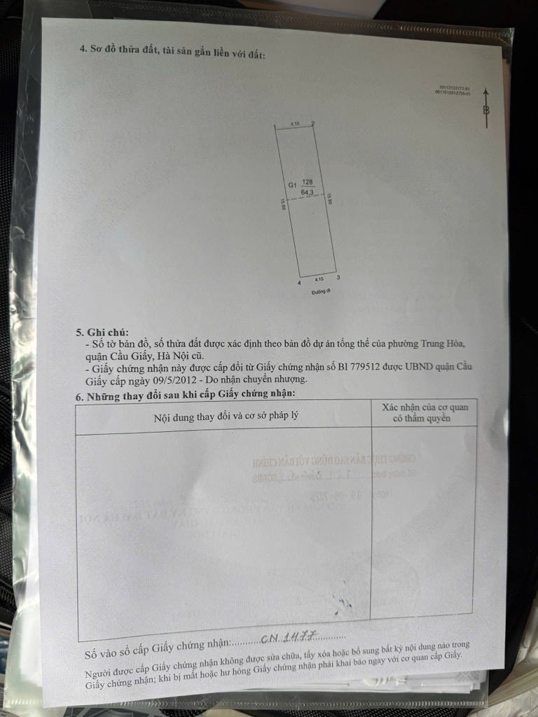 Bán nhà Trần Duy Hưng - diện tích 65m2 7 tầng - Ô TÔ - giá 31,9 tỷ