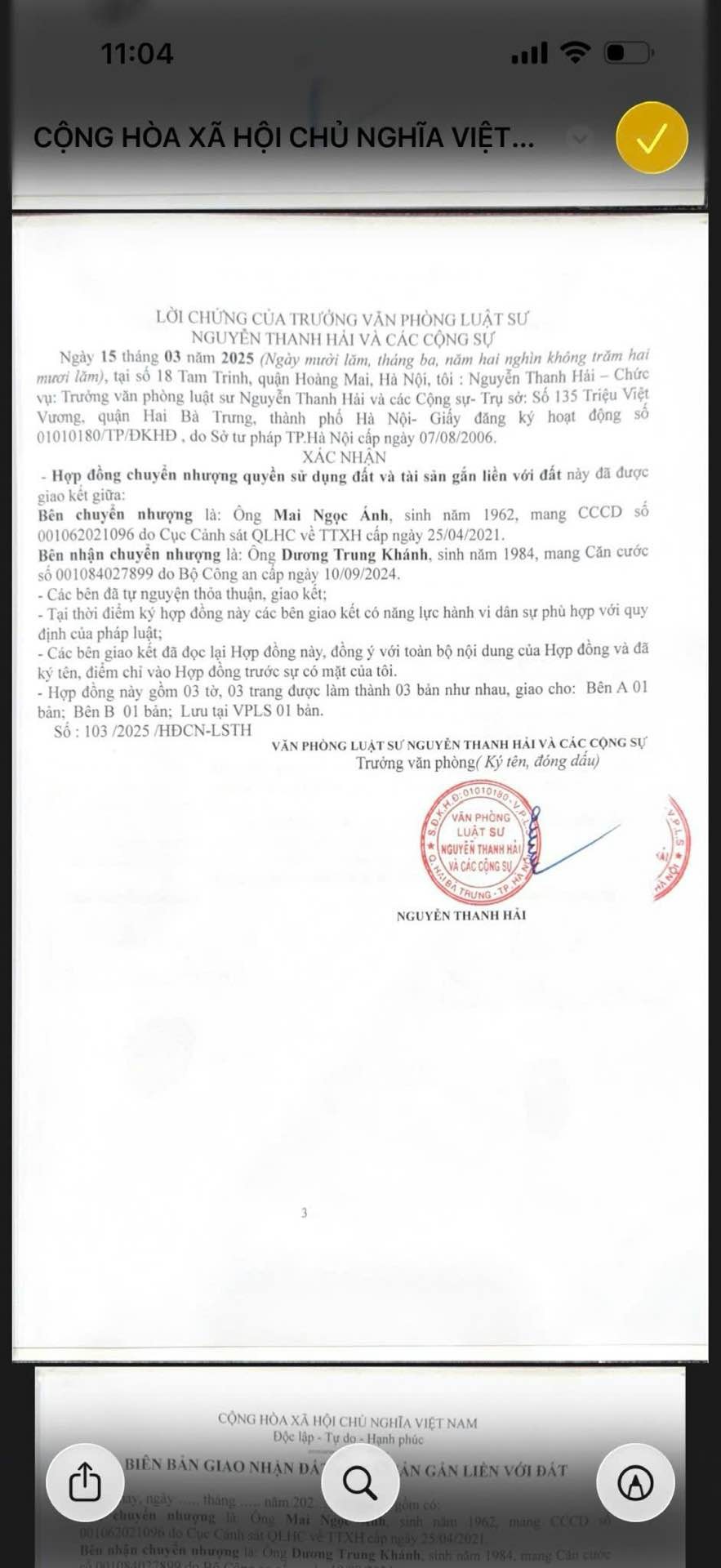 Bán nhà Đê Nguyễn Khoái - diện tích 51m2 1 tầng - Lô góc - giá 2,35 tỷ