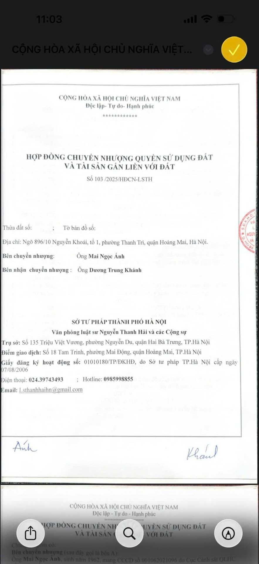 Bán nhà Đê Nguyễn Khoái - diện tích 51m2 1 tầng - Lô góc - giá 2,35 tỷ