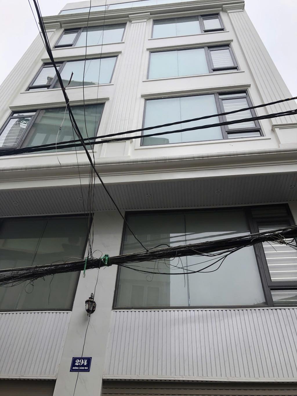 Bán nhà Hoàng Mai - diện tích 81m2 7 tầng - Ô TÔ TRÁNH - giá 34 tỷ