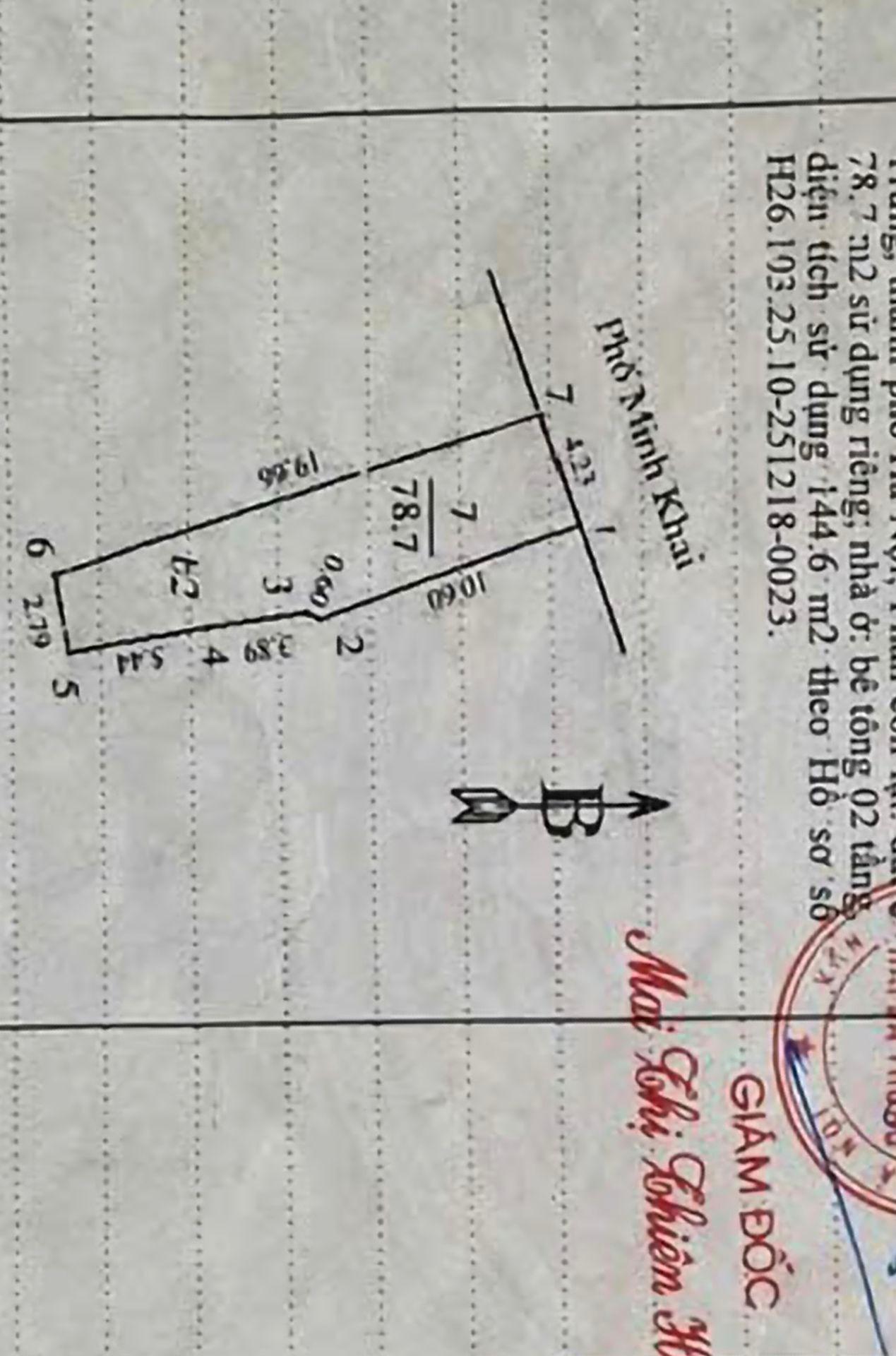 Bán nhà Minh Khai - diện tích 79m2 3 tầng - Ô tô tránh - giá 60 tỷ