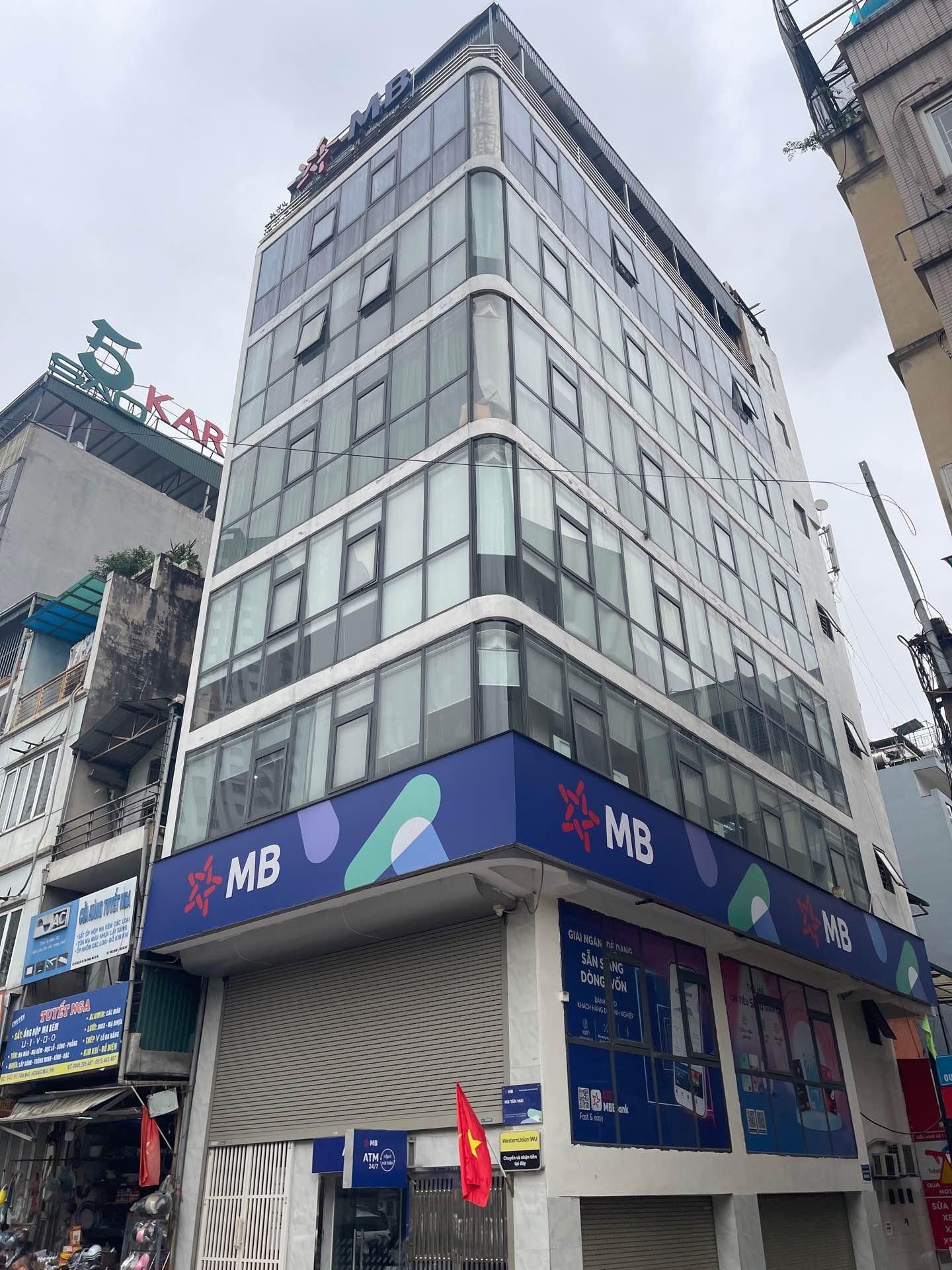 Bán nhà Tân Mai - diện tích 102m2 9 tầng - Lô góc 3 mặt thoáng - giá 102 tỷ