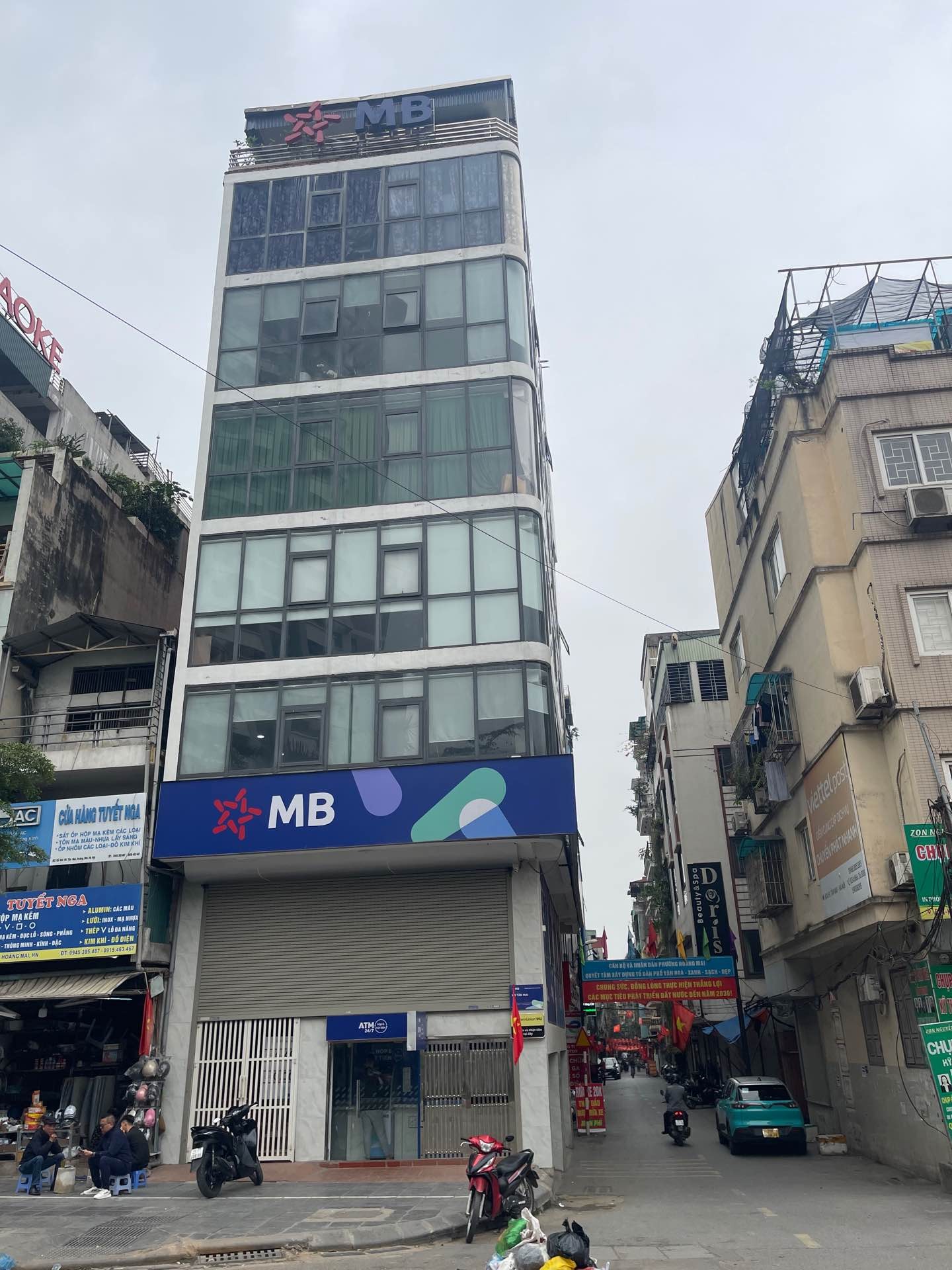 Bán nhà Tân Mai - diện tích 102m2 9 tầng - Lô góc 3 mặt thoáng - giá 102 tỷ