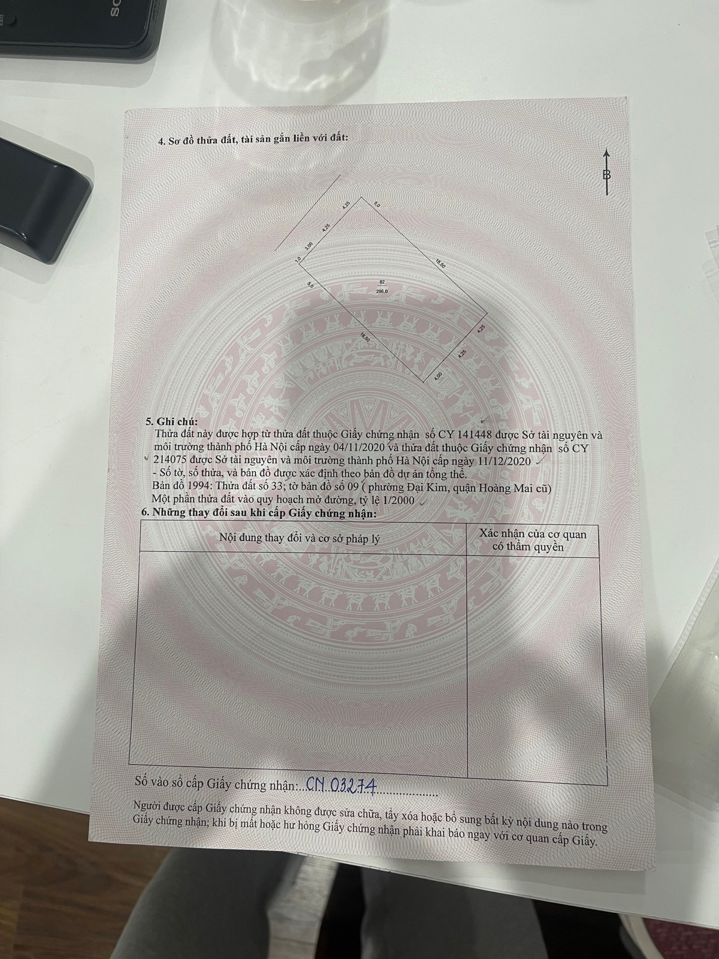 Bán nhà Kim Giang - diện tích 296m2 7 tầng - Lô góc 3 mặt thoáng - giá 95 tỷ