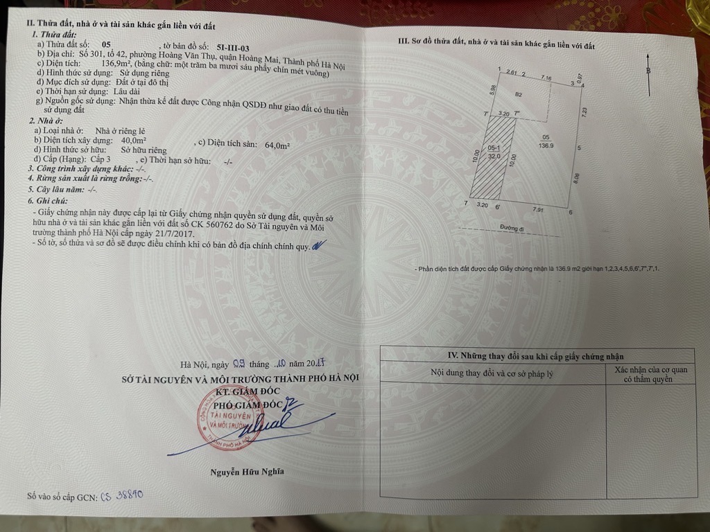 Bán nhà Hoàng Mai - diện tích 137m2 4 tầng - Ô tô vào trong nhà - giá 29,5 tỷ