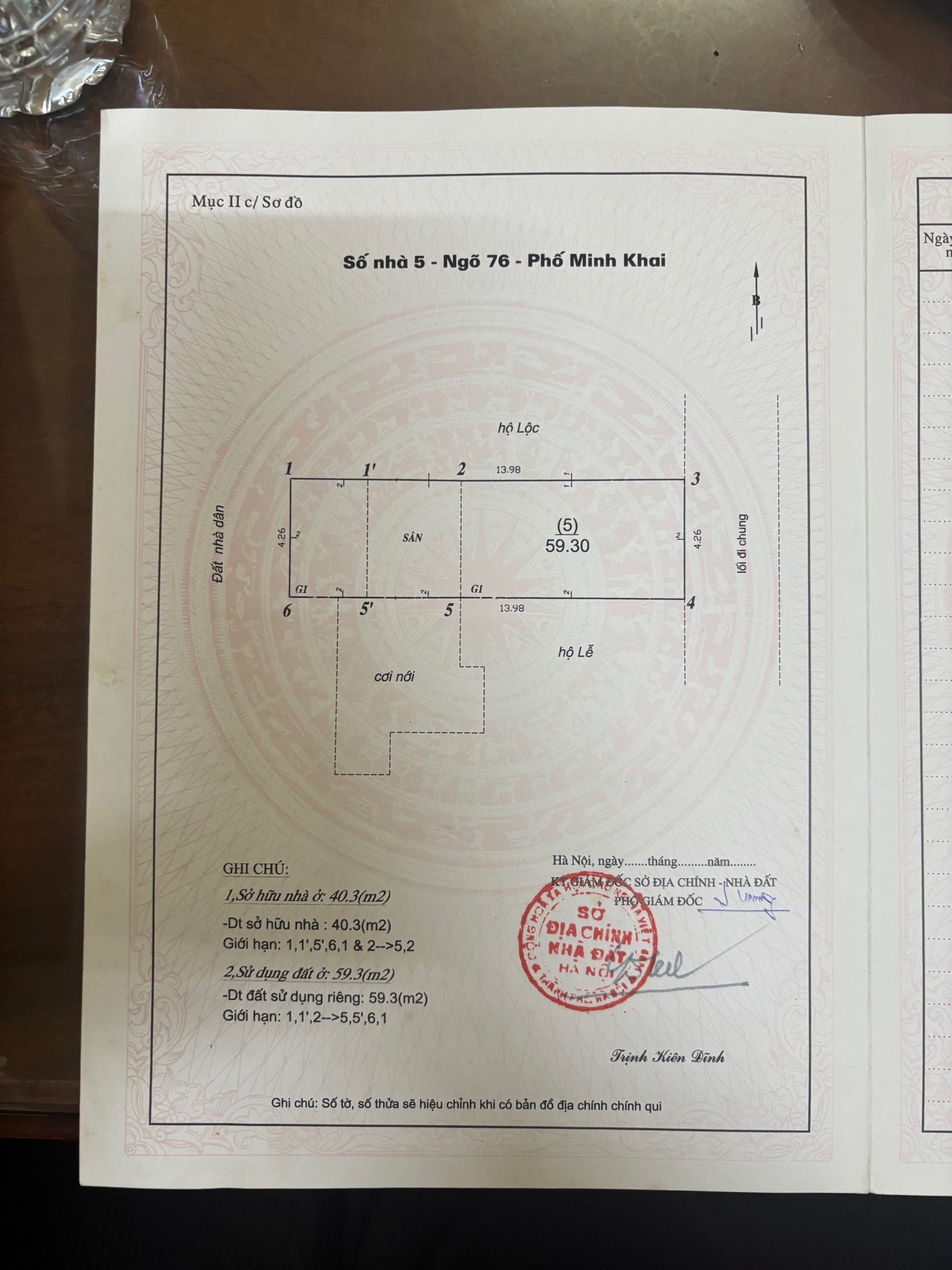 Bán nhà Minh Khai - diện tích 82m2 3 tầng - Đối diện chợ Mơ - giá 19,2 tỷ