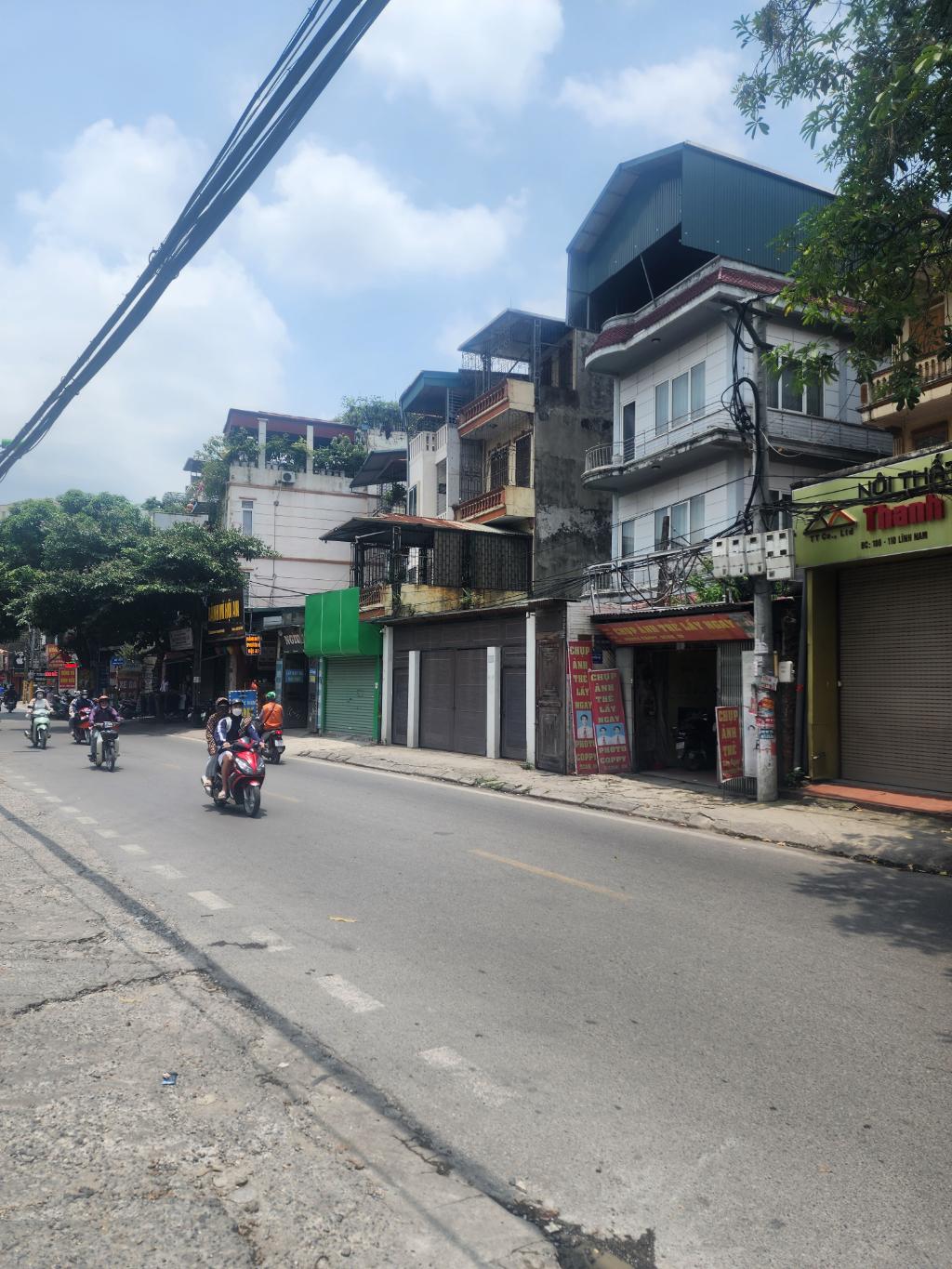 Bán nhà Lĩnh Nam - diện tích 174m2 1 tầng - ô tô tránh - giá 38,5 tỷ