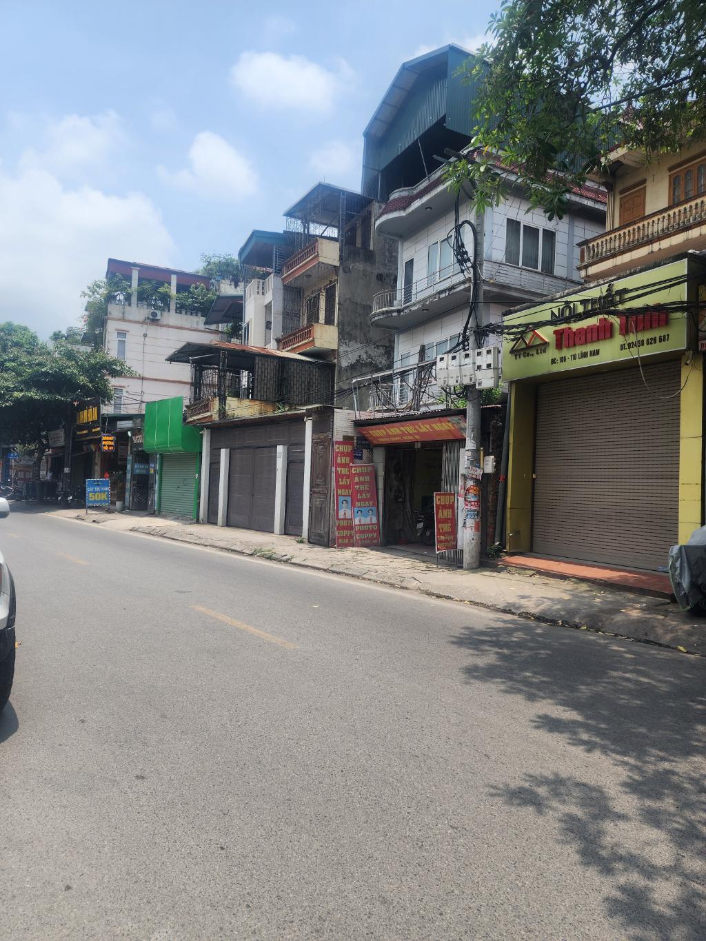 Bán nhà Lĩnh Nam - diện tích 174m2 1 tầng - ô tô tránh - giá 38,5 tỷ