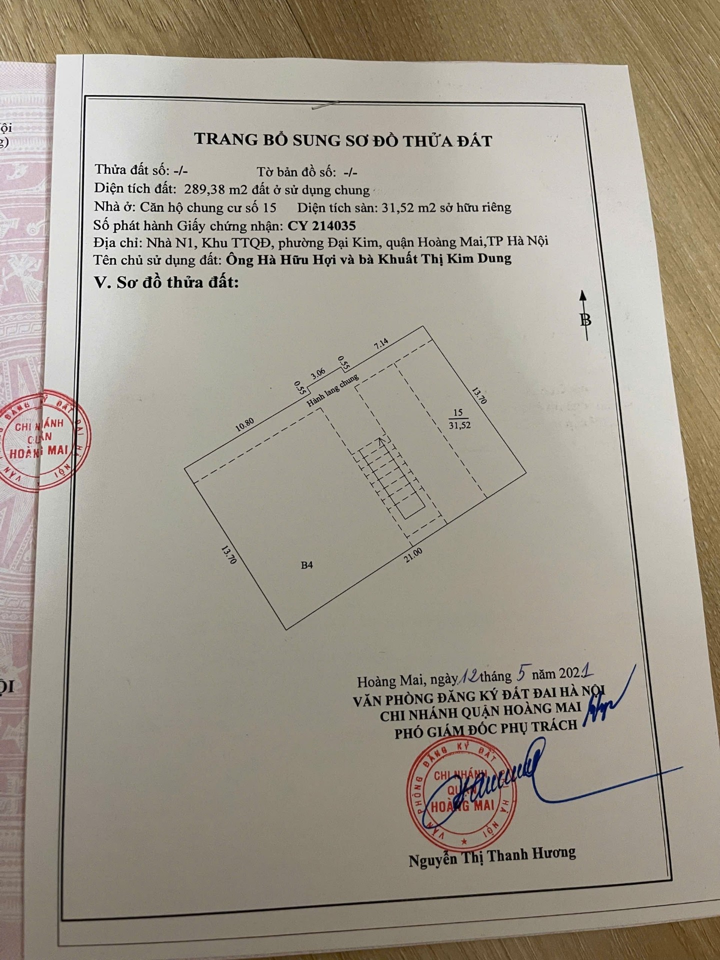 Bán nhà Kim Giang - diện tích 75m2 1 tầng - Ô tô tránh - giá 3,75 tỷ