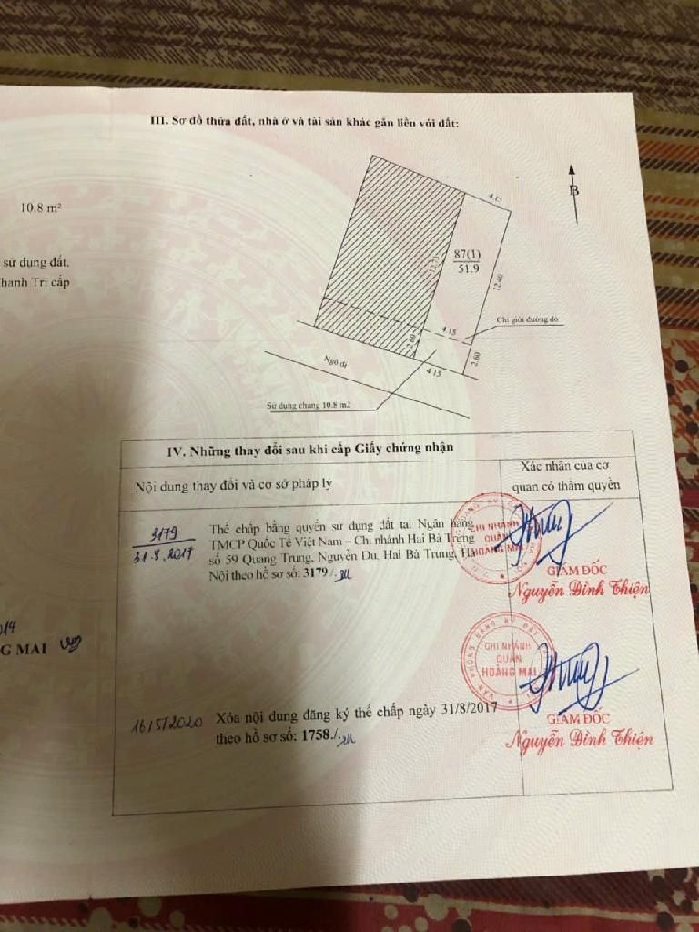 Bán nhà Bằng Liệt - diện tích 63m2 0 tầng - Gara ô tô kinh doanh - giá 16,5 tỷ