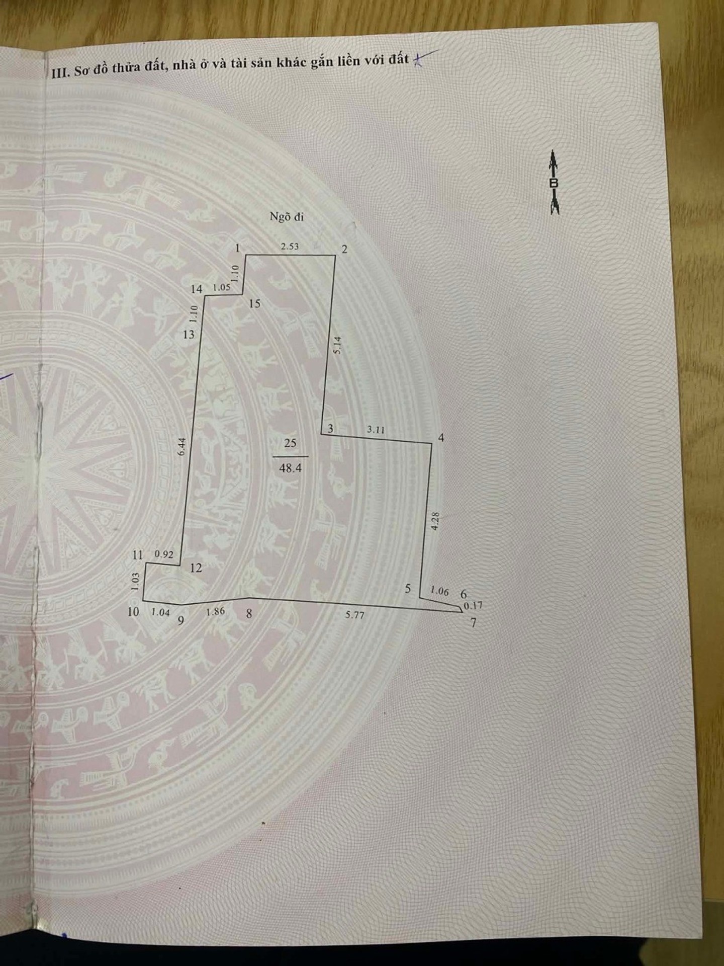Bán nhà Hai Bà Trưng - diện tích 48m2 3 tầng - 2 mặt thoáng - giá 10 tỷ