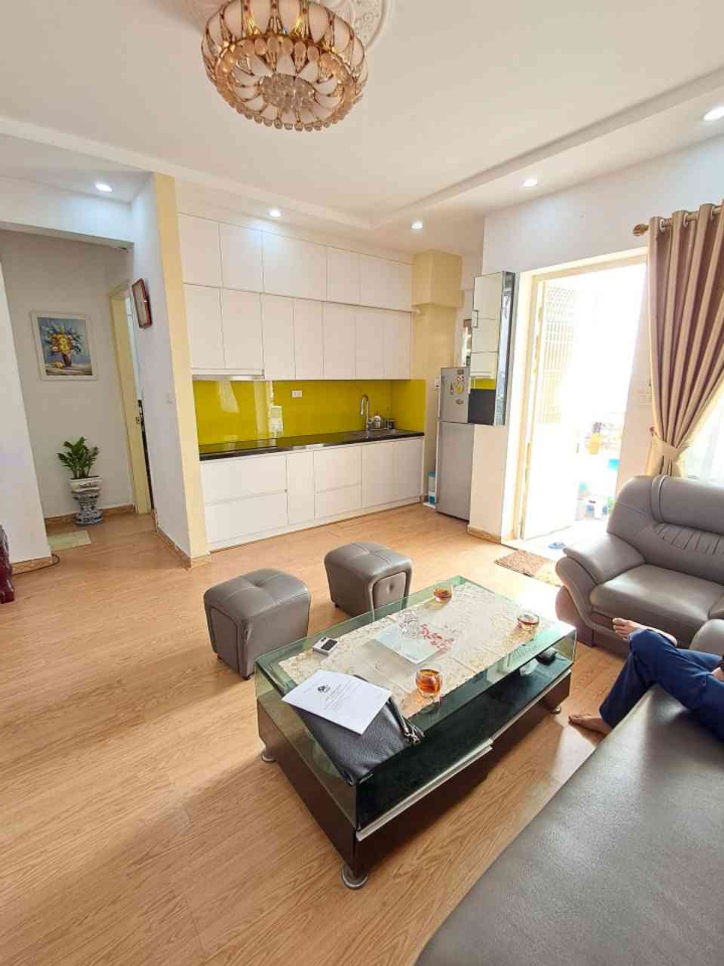 Bán nhà Chung cư Nơ 8 Pháp Vân - diện tích 83m2 6 tầng - Lô góc - giá 5,45 tỷ