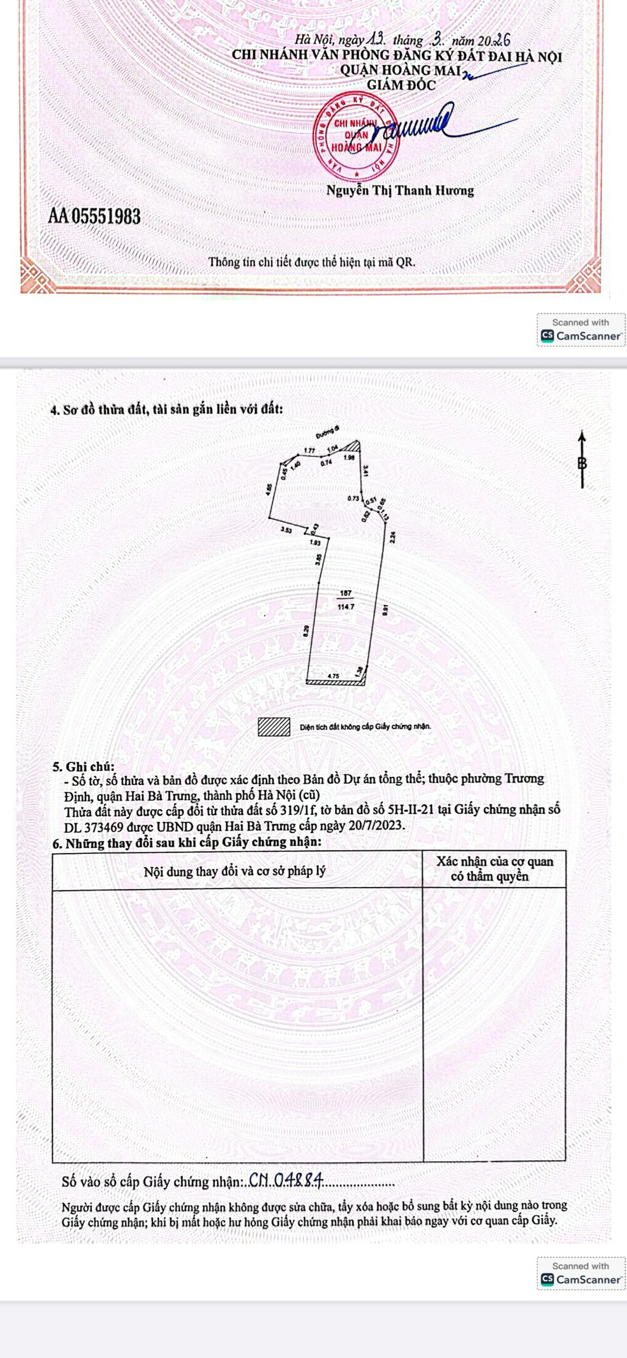 Bán nhà An Sơn - diện tích 114m2 3 tầng - Thoáng 4 mặt - giá 20,65 tỷ