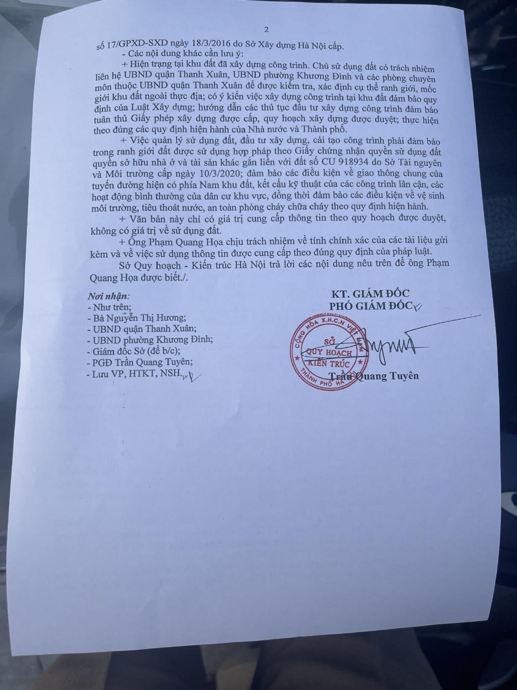 Bán nhà Vũ Tông Phan - diện tích 1111m2 1 tầng - Lô góc 2 mặt thoáng - giá 220 tỷ