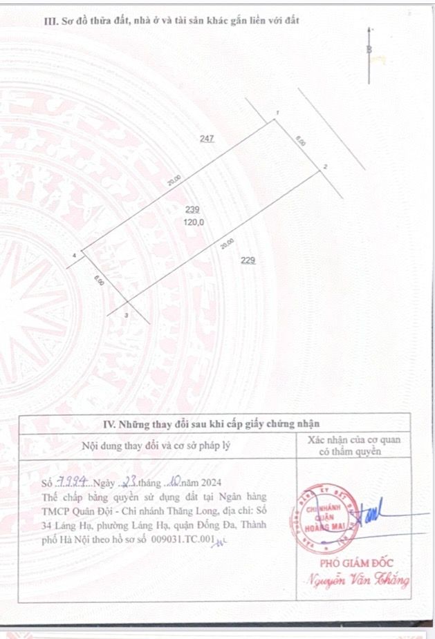 Bán nhà Định Công - diện tích 120m2 7 tầng - ô tô đỗ cửa - giá 47 tỷ