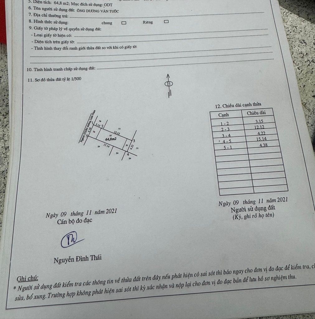 Bán nhà Lĩnh Nam - diện tích 65m2 3 tầng - Ngõ thông Vĩnh Hưng - giá 7,3 tỷ