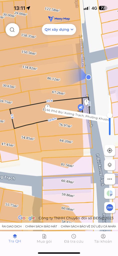 Bán nhà Bùi Xương Trạch - diện tích 125m2 1 tầng - Lô đất đẹp hiếm - giá 32 tỷ