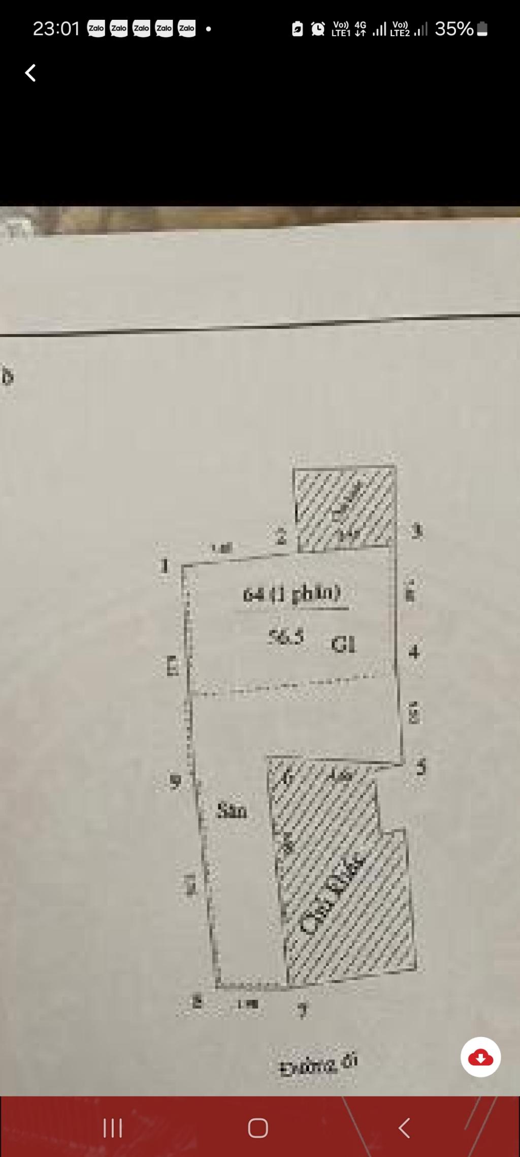 Bán nhà Tương Mai - diện tích 182m2 1 tầng - Chỉ có 1 mặt tiền - giá 87 tỷ