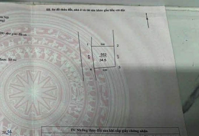 Bán nhà Đông Thiên - diện tích 34m2 4 tầng - Ô TÔ QUA NHÀ - giá 9,2 tỷ