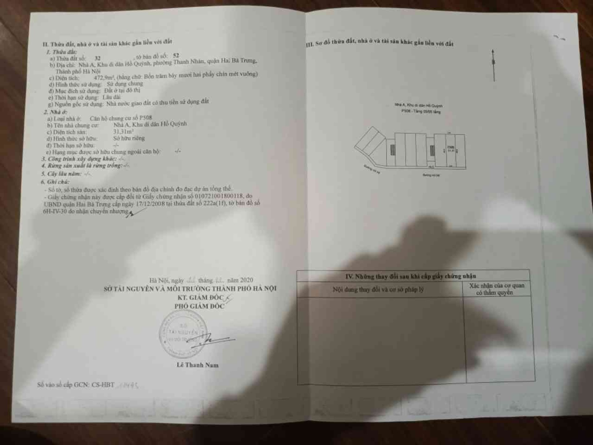 Bán nhà Võ Thị Sáu - diện tích 31m2 1 tầng - Nhà A tập thể khu di dân Hồ Quỳnh - giá 3,1 tỷ