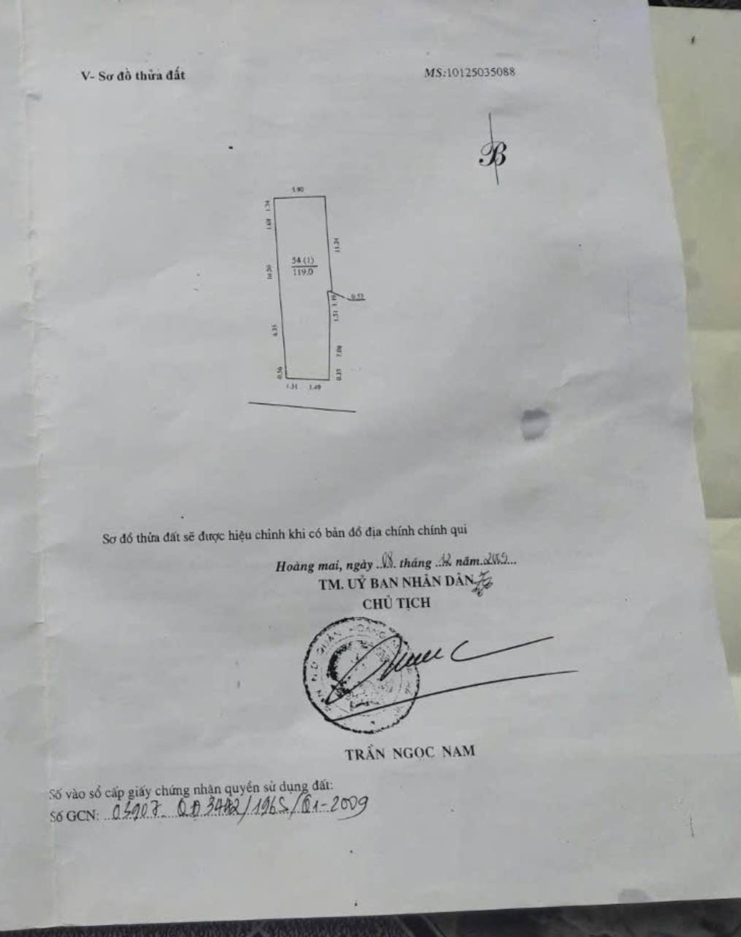 Bán nhà Định Công - diện tích 119m2 1 tầng - ô tô đỗ cửa - giá 29,75 tỷ