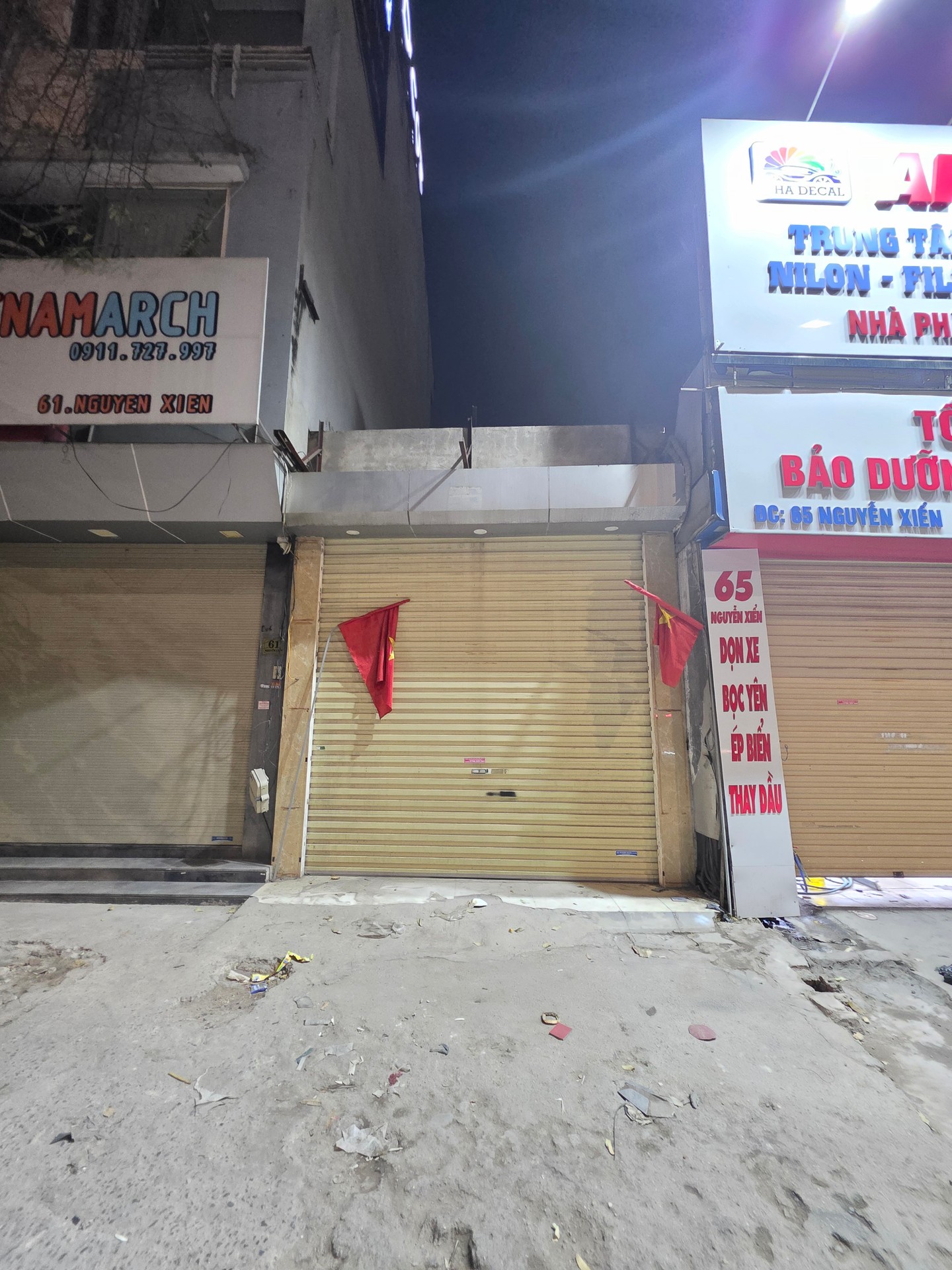 Bán nhà Nguyễn Xiển - diện tích 65.5m2 1 tầng - Mặt phố kinh doanh sầm uất - giá 46 tỷ