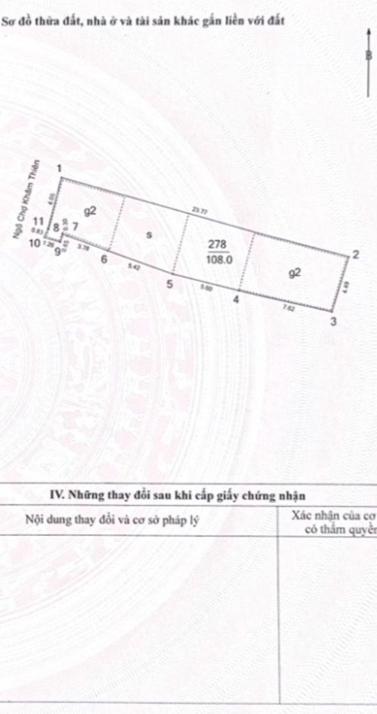 Bán nhà Ngõ Chợ Khâm Thiên - diện tích 108m2 7 tầng - Mặt phố chợ, kinh doanh sầm uất - giá 42,2 tỷ