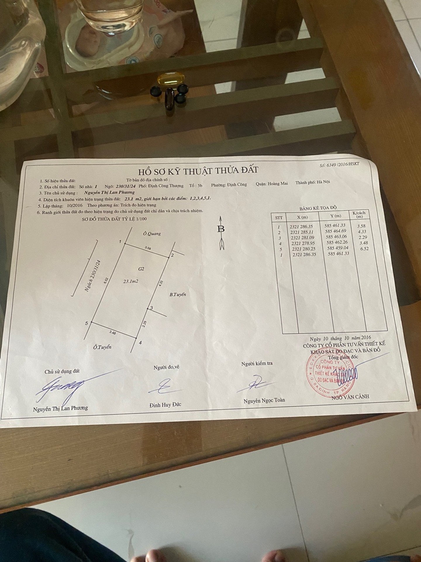 Bán nhà Định Công Thượng - diện tích 23m2 2 tầng - ô tô tránh - giá 1,8 tỷ