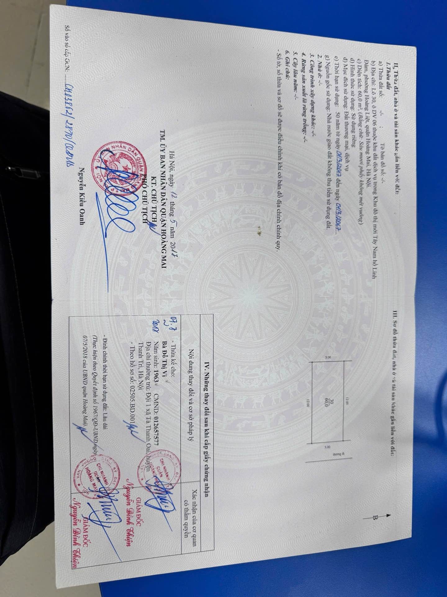 Bán nhà Ngõ 4 Tây Nam Linh Đàm - diện tích 60m2 4 tầng - Chỉ có 1 mặt tiền - giá 28,5 tỷ