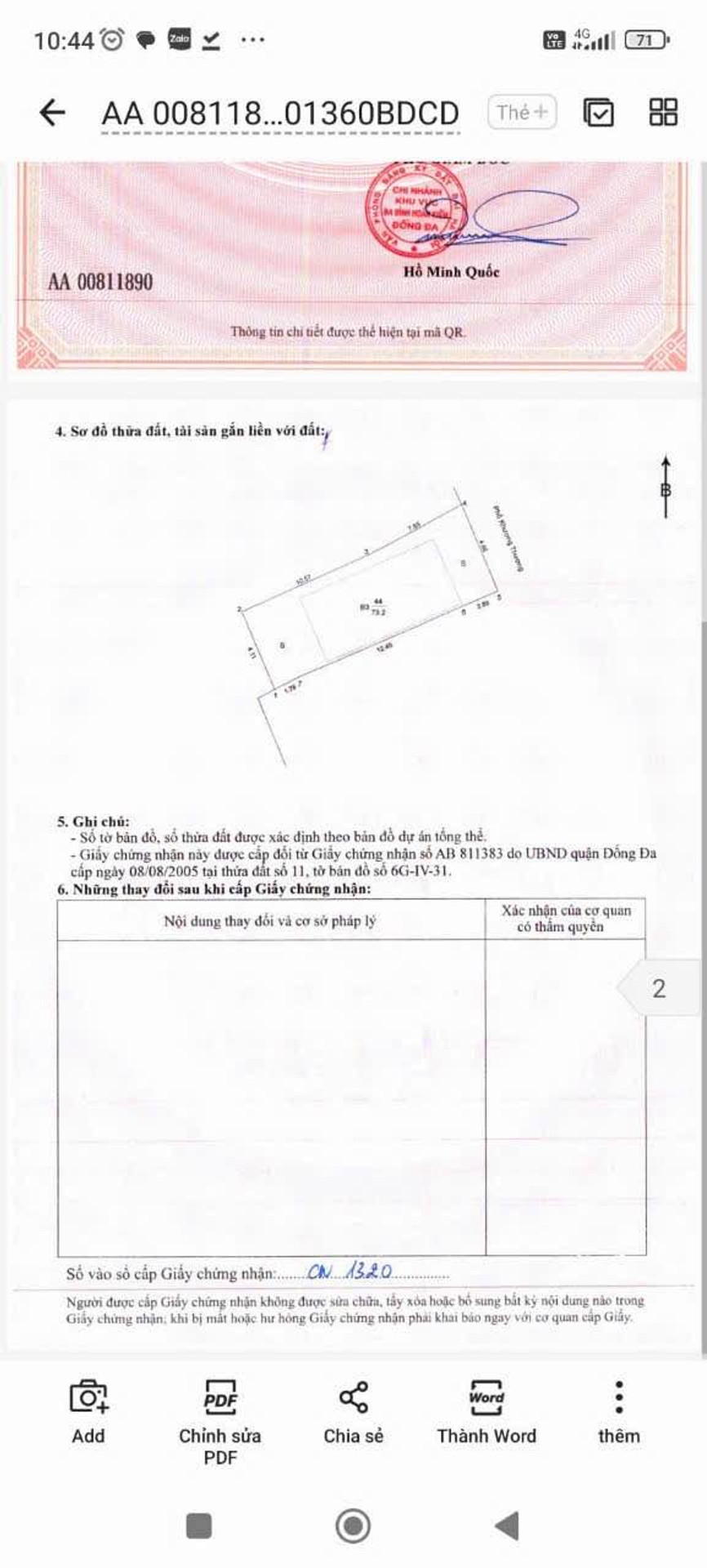 Bán nhà Khương Thượng - diện tích 73m2 4 tầng - Mặt hồ, kinh doanh sầm uất - giá 28,5 tỷ
