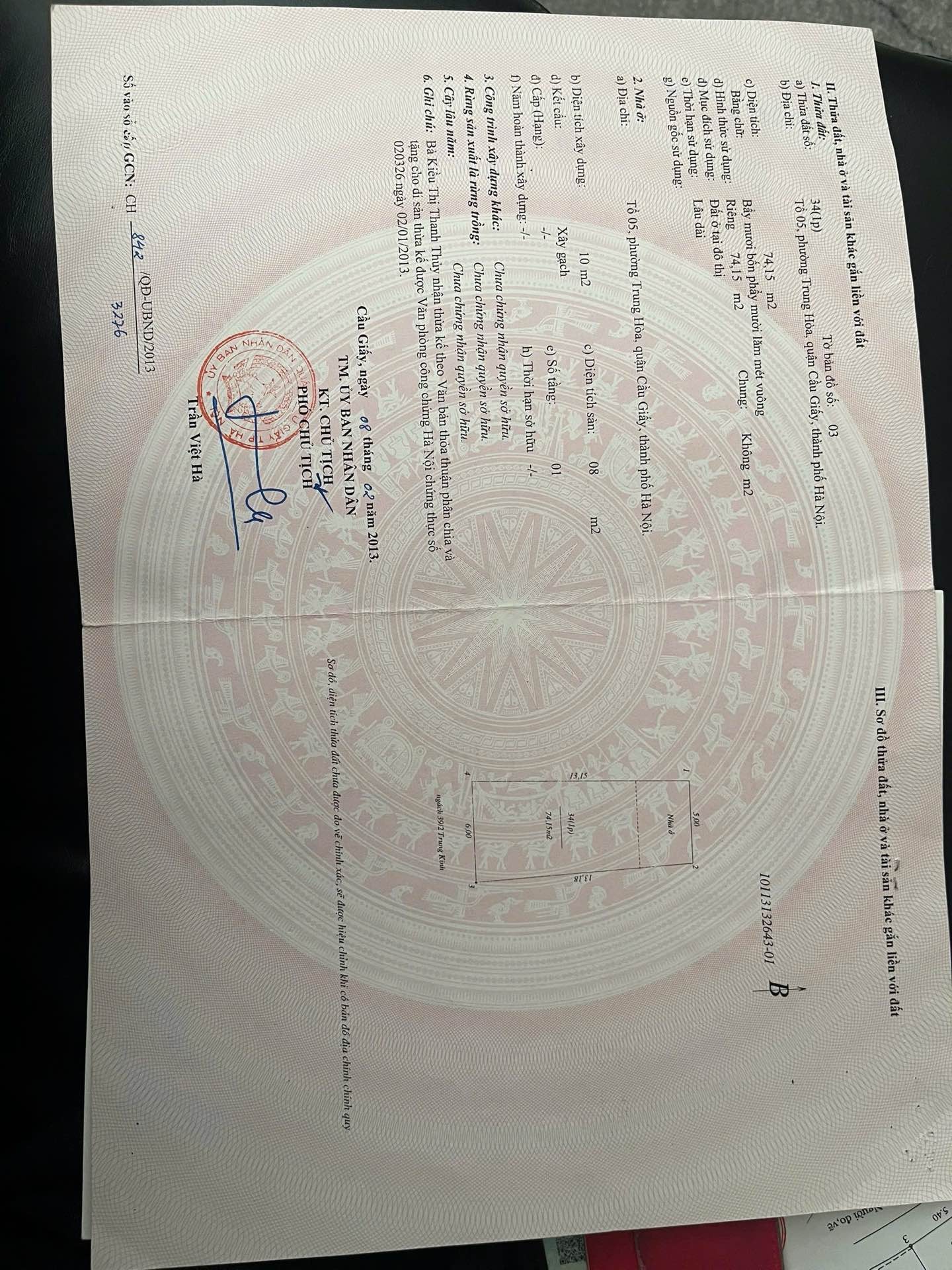 Bán nhà Trung Kính - diện tích 74.1m2 6 tầng - Ô tô tránh - giá 28 tỷ