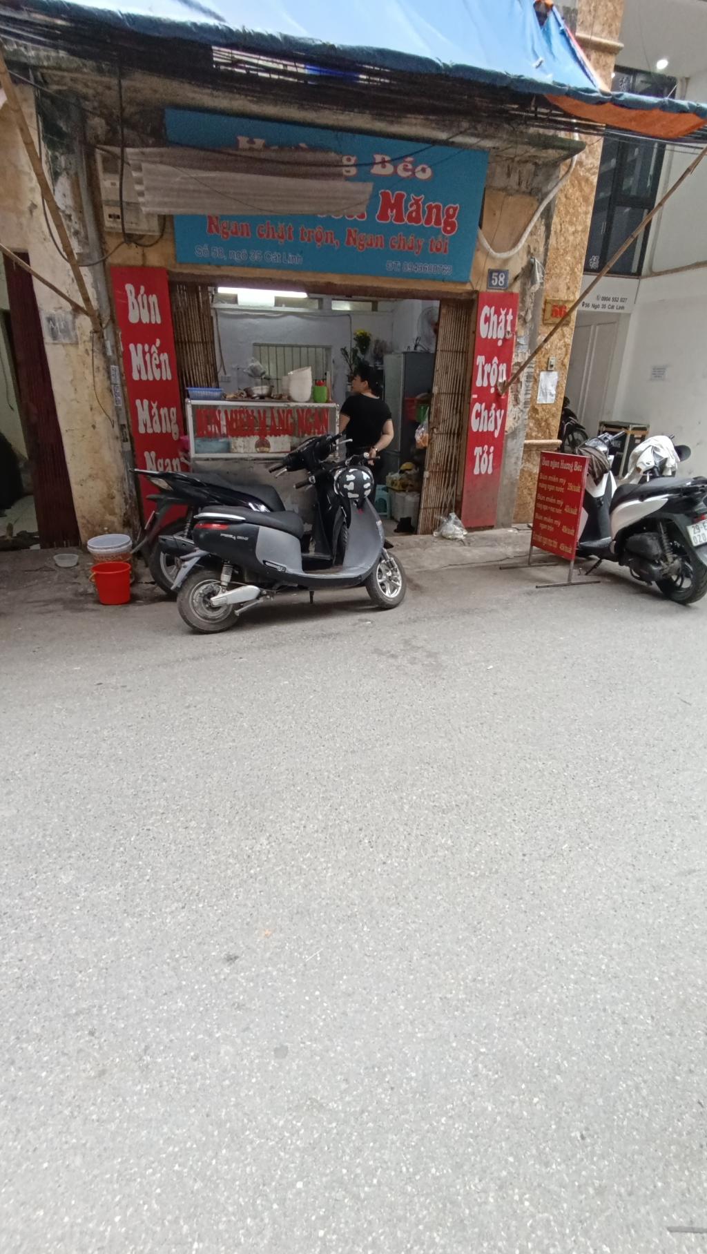 Bán nhà Cát Linh - diện tích 66m2 1 tầng - Ngõ ô tô tránh - giá 14,7 tỷ