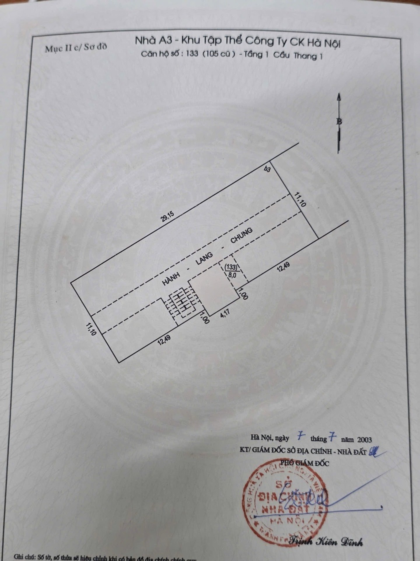 Bán nhà Nguyễn Trãi - diện tích 40m2 1 tầng - Căn hộ tầng 1 tập thể - giá 3,1 tỷ