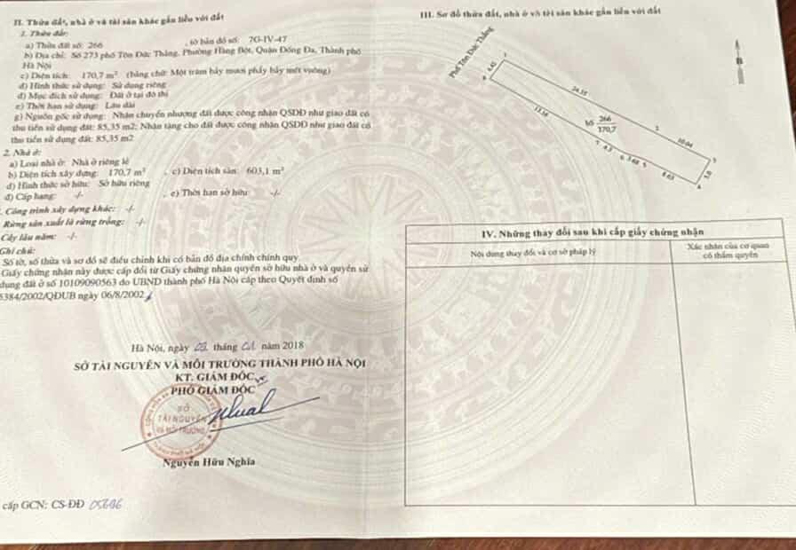 Bán nhà Tôn Đức Thắng - diện tích 175m2 6 tầng - Ô tô đỗ cửa - giá 140 tỷ