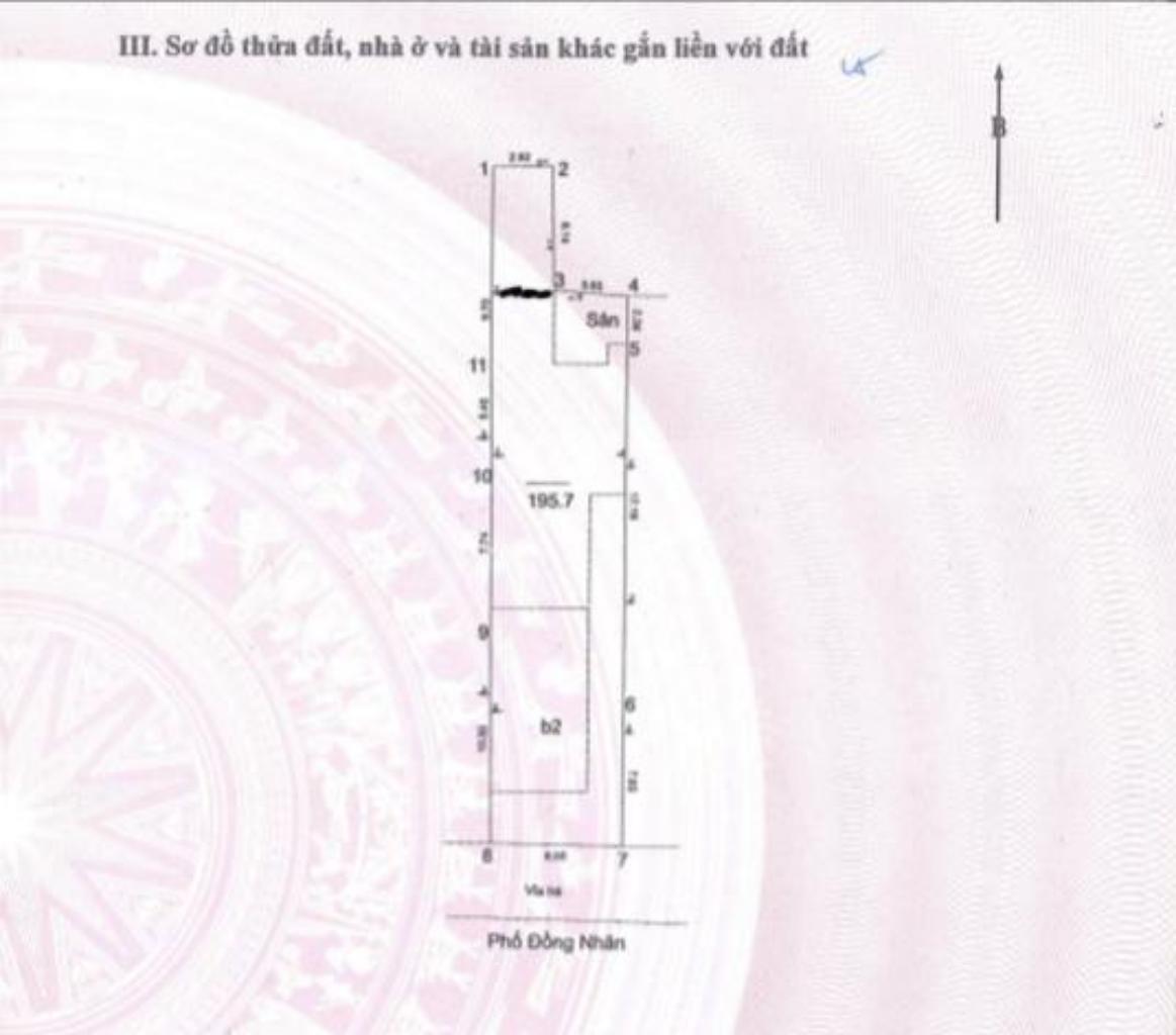 Bán nhà Đồng Nhân - diện tích 181m2 10 tầng - Mặt phố trung tâm quận Hai Bà Trưng - giá 179 tỷ