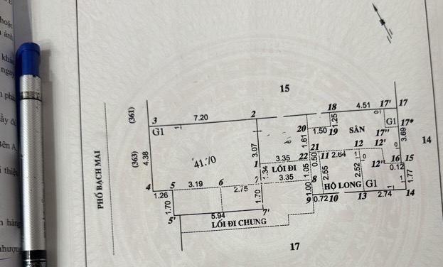 Bán nhà Bạch Mai - diện tích 42m2 1 tầng - Lô góc - giá 22 tỷ